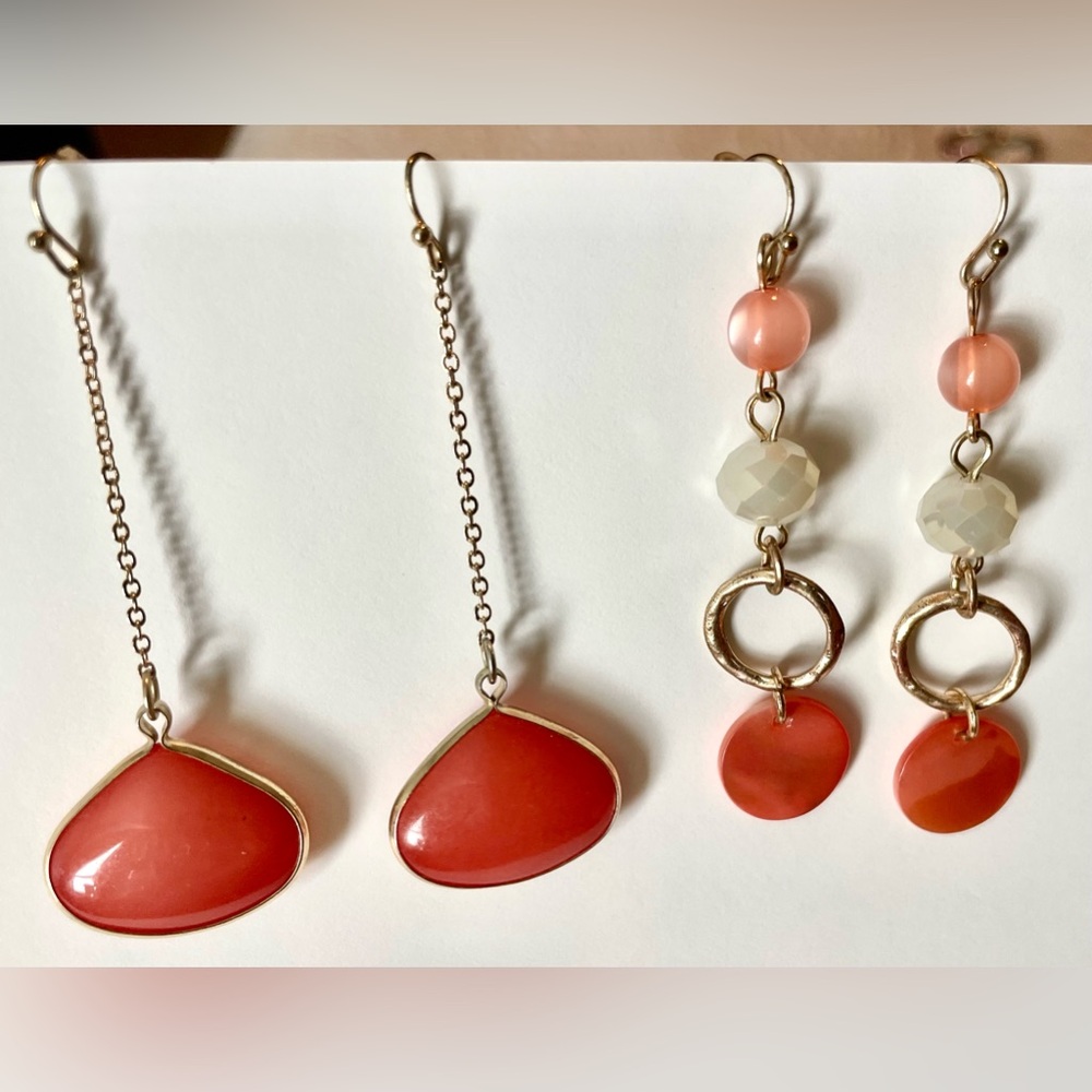 2 pair earrings